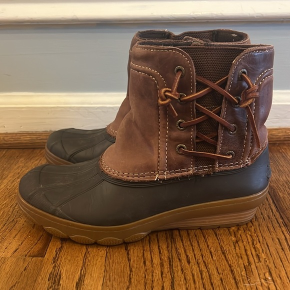 Sperry Saltwater Rubber Waterproof Duck Rain Boots - Women's size 6M - Picture 5 of 9